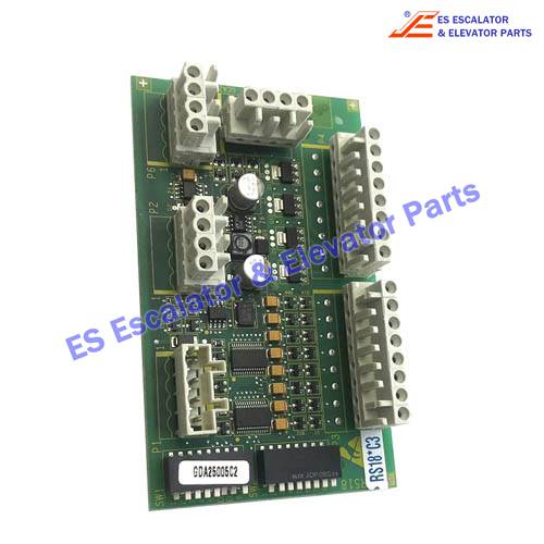 GDA25005C10 Elevator Elevator Board Pcb Remote Station Rs18 Use For Otis