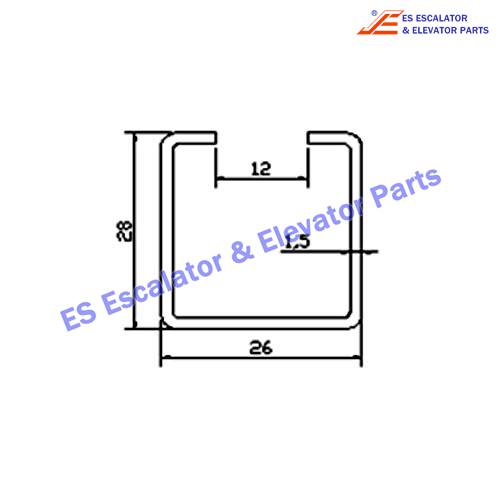 Escalator GAA50AME Track Use For OTIS