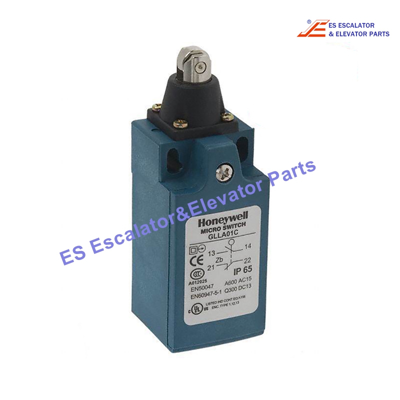 GLLA01C Elevator Limit Switch Plastic NO/NC Roller Plunger Current:10A Voltage:300 VAC 250VDC