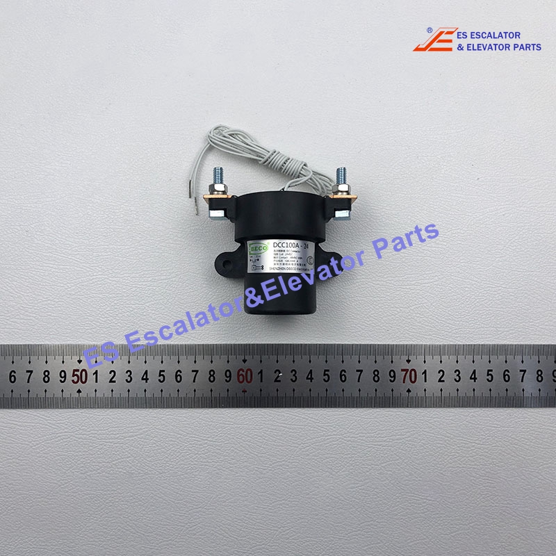 DCC100A-24 Elevator DC Contact Coil:24VDC Contact:48VDC 100A