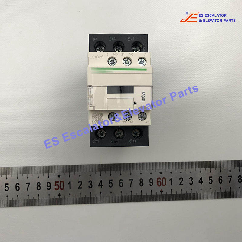 LC1D25FE7C Elevator AC Contactor 3 Poles - AC-3 440V 25A-Coil 115V AC 50/60Hz Use For Schneider