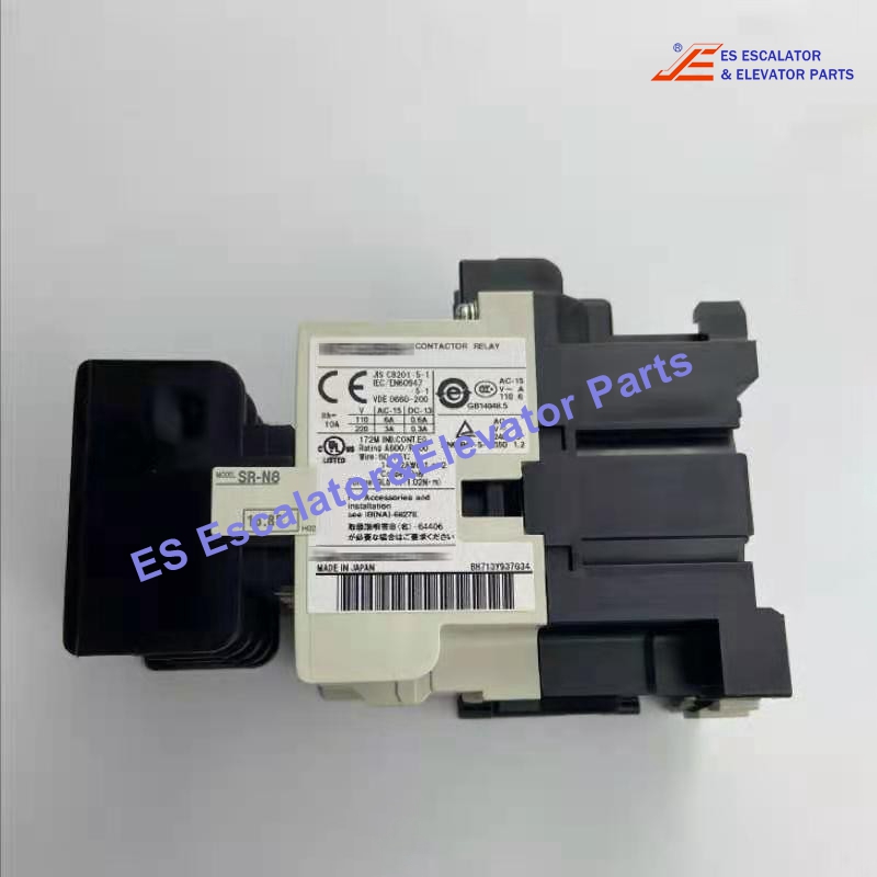 SR-N8 Elevator Magnetic Contactor Relay AC100V 8A Use For Mitsubishi