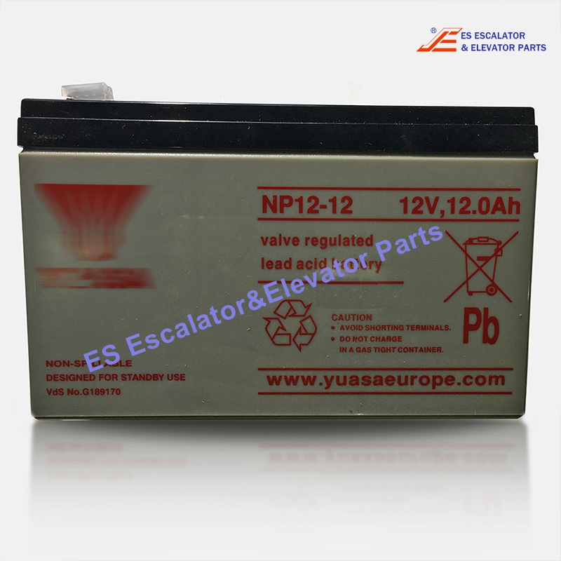 KM276957 Elevator Battery 12V/12.0Ah Use For Kone