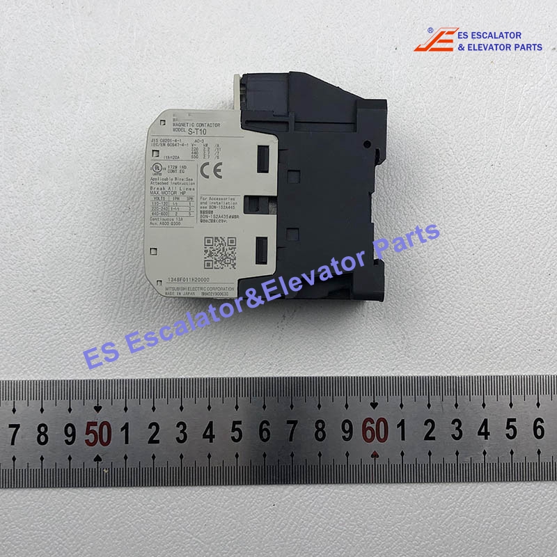 S-T10 Elevator Contactor AC200V 20A Use For Mitsubishi