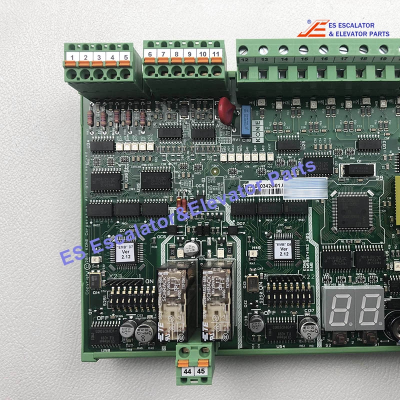 KM51070342G01 Elevator PCB Main Board Use For Kone