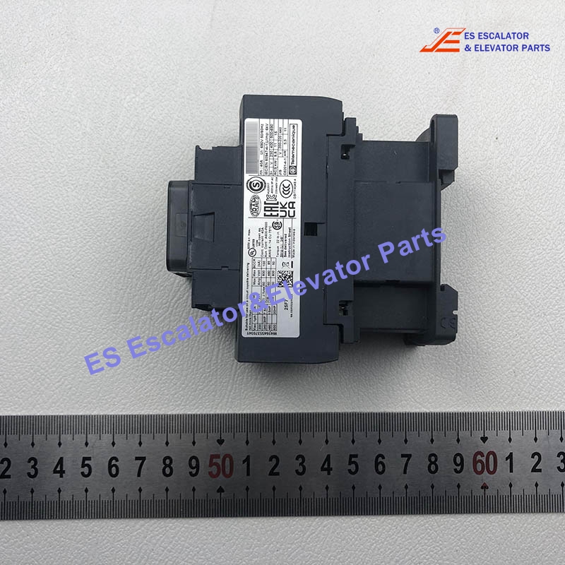 LC1D25F7C Elevator Magnetic Contactor Type LC1D 3P 3NO 3PH 25A AC-3 40A AC-1 690V Complete With 110V 50/60Hz AC Coil 1NO/1NC Auxiliary Use For Schneider