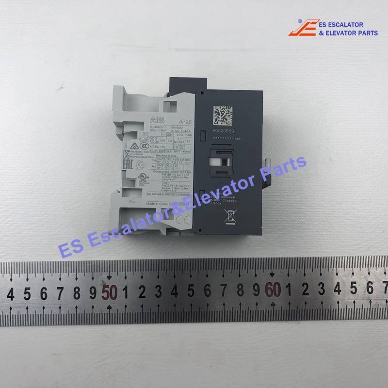 1SBL237001R1300 Elevator Contactor 3 Pole 11KW 26A AC3 Coil 100-250V50/60HZ 100-250VDC Use For Other